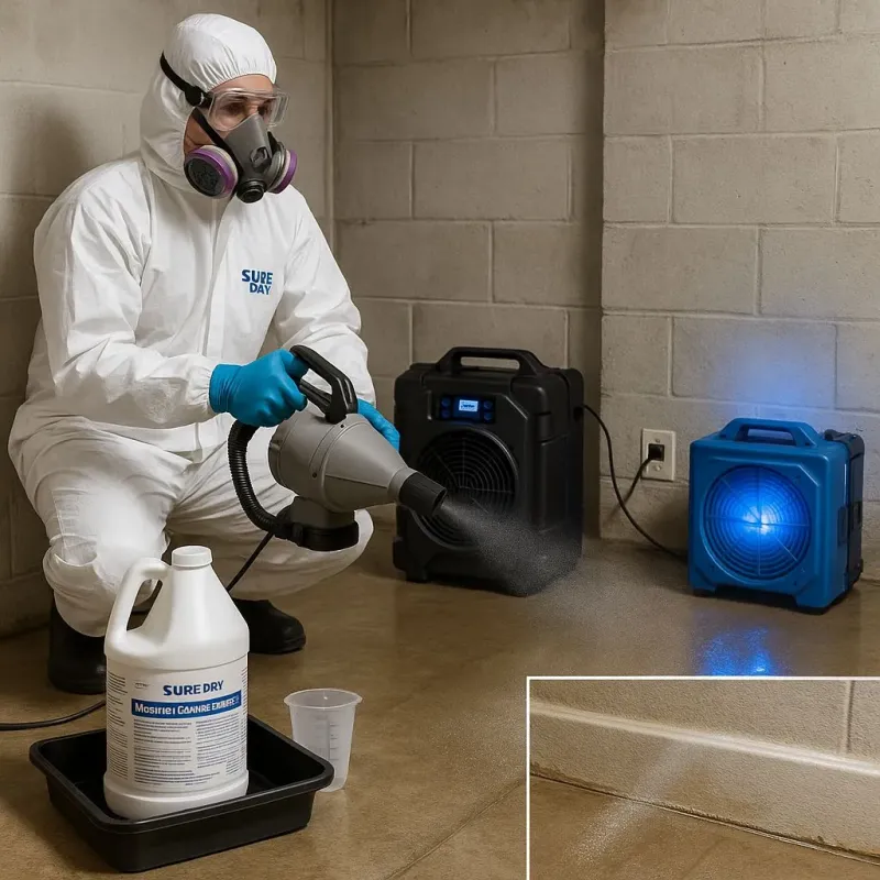 Sanitization and Odor Removal process in Shadyside, OH
