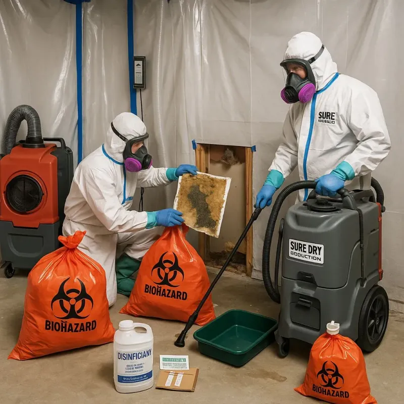 Contaminated Water Handling Protocols process in Shadyside, OH